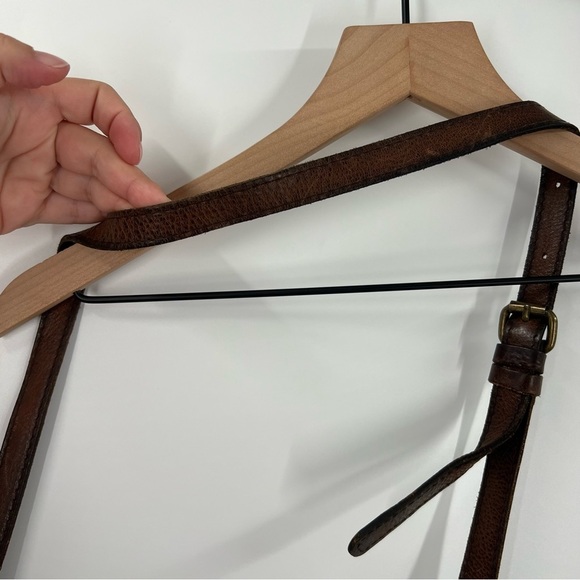 Patricia Nash Beaumont Flap Brown Crossbody Vintage Distressed Leather *READ - Picture 11 of 15